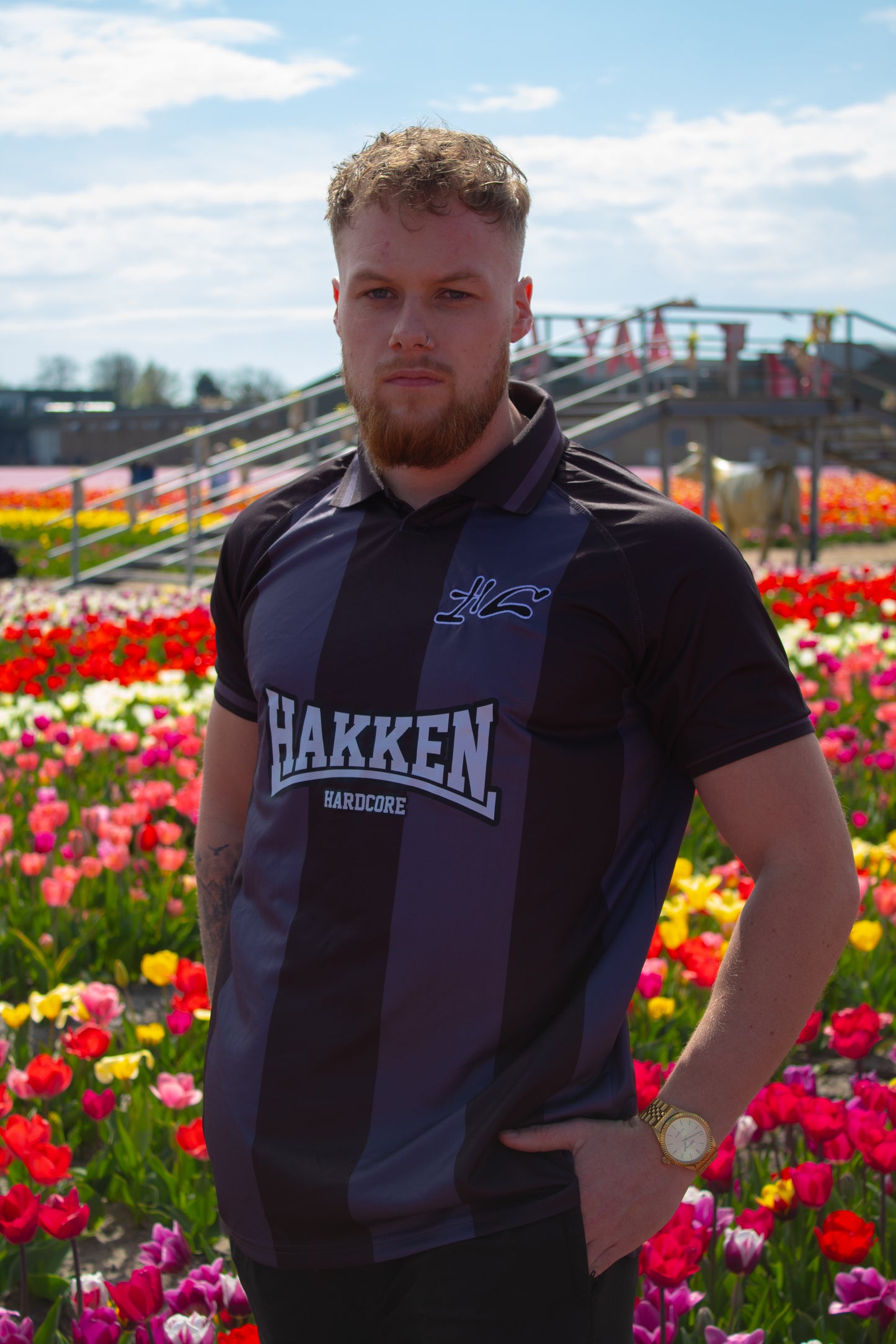 HAKKEN FOOTBALL POLO TEAM GREY