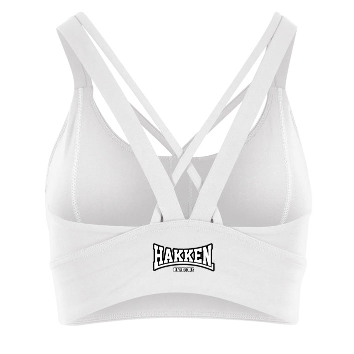 SPORTS BRA HAKKEN CROSSED WH
