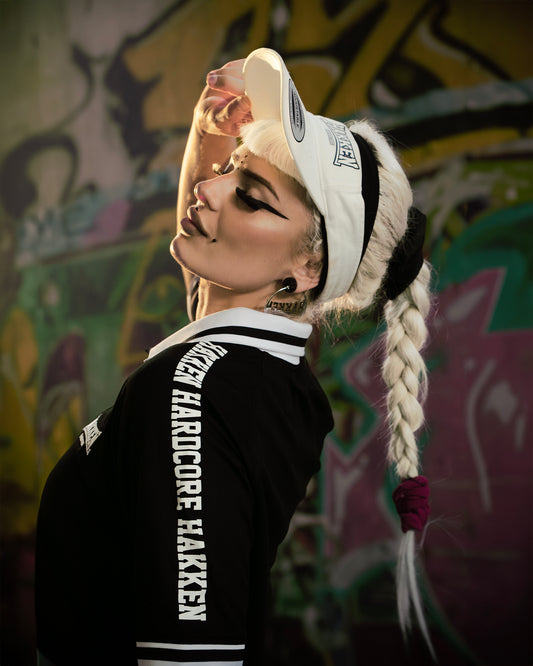 HAKKEN DAMES POLOSHIRT CROP BK