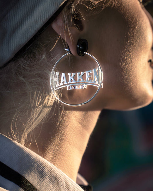 hakken jewels earrings hardcore gabberina