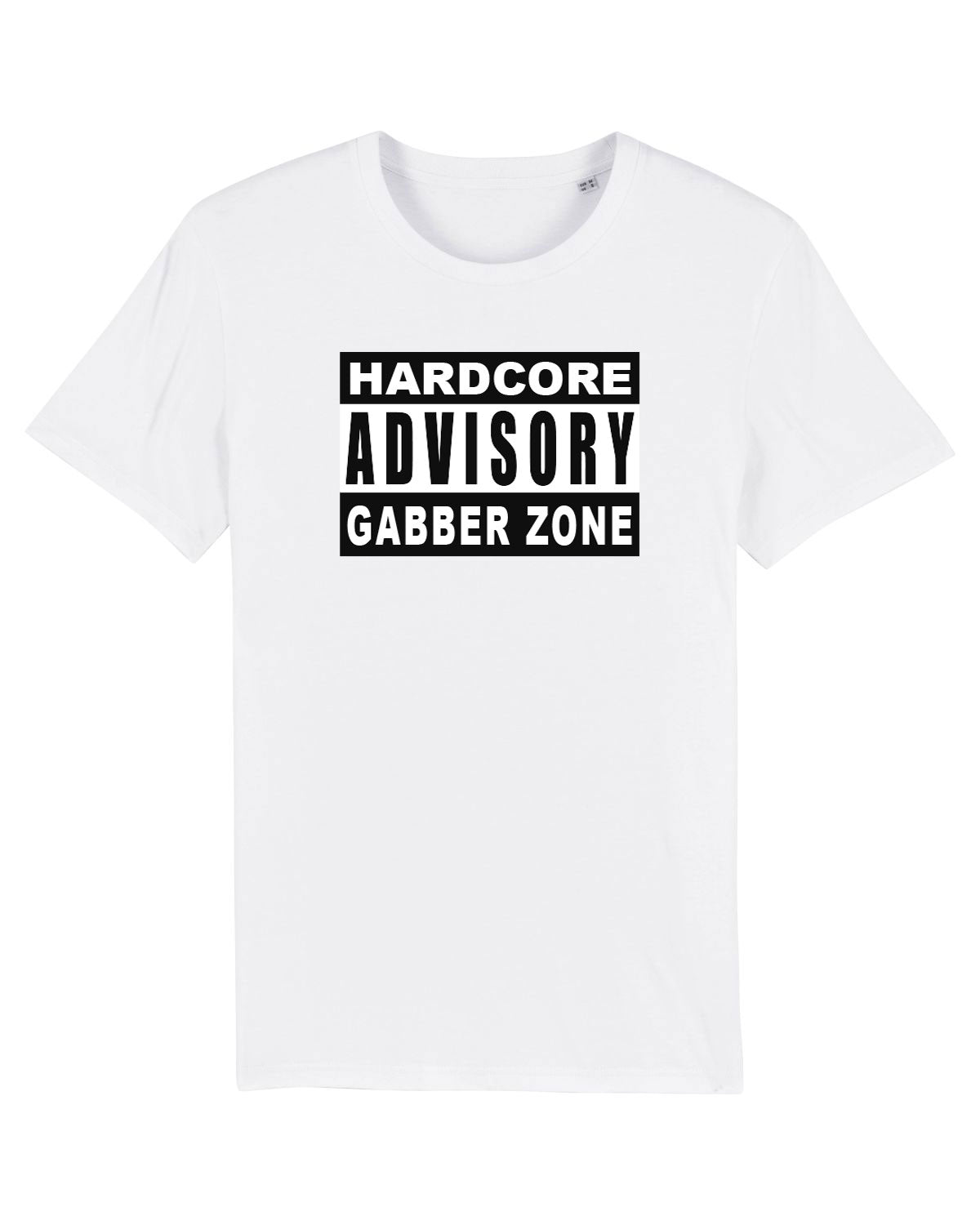 t-shirt hakken hardcore gabber advisory