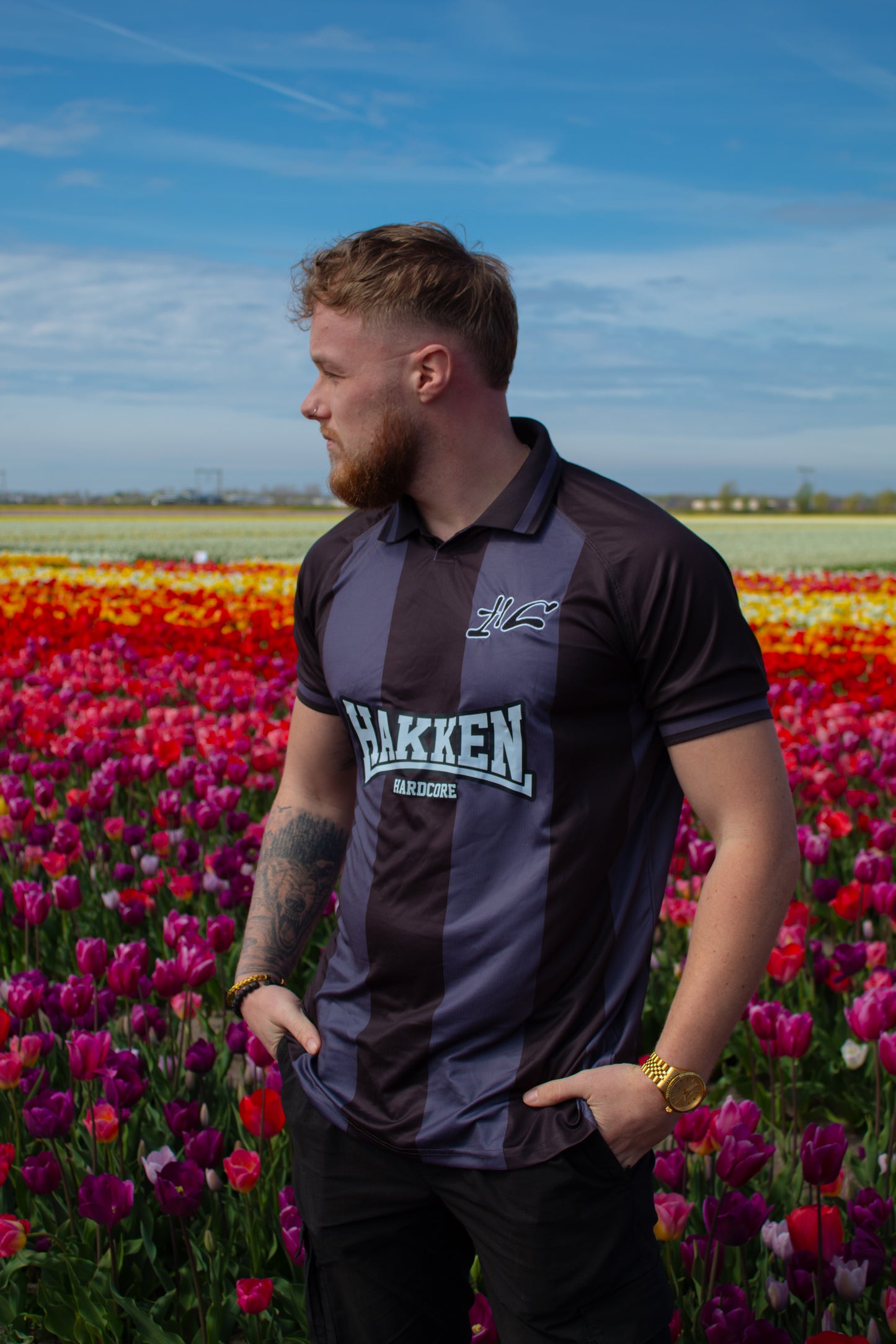 HAKKEN FOOTBALL POLO TEAM GREY