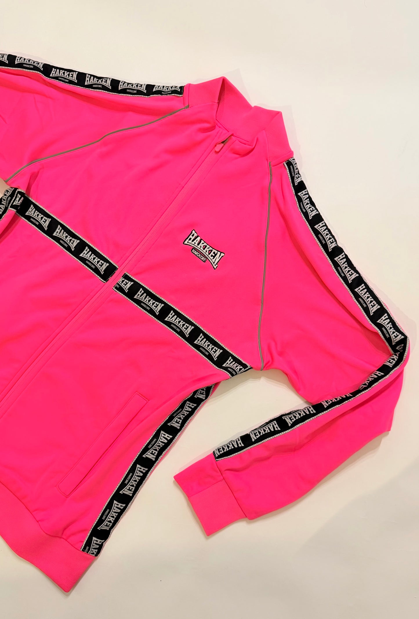 TRACK JACKET HAKKEN CLASSIC BANDA NEON PINK