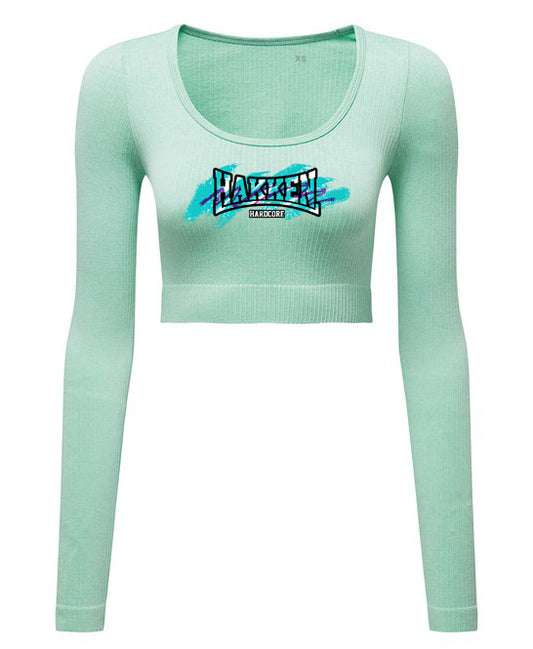 CROP TOP LANGE MOUW HAKKEN EARLY90 MARINA