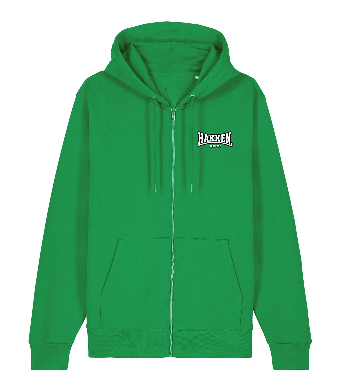 HOODIE HAKKEN GREEN ZIP