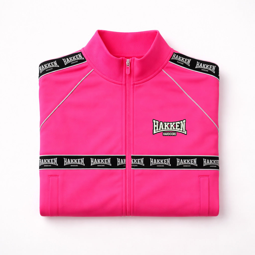 TRACK JACKET HAKKEN CLASSIC BANDA NEON PINK