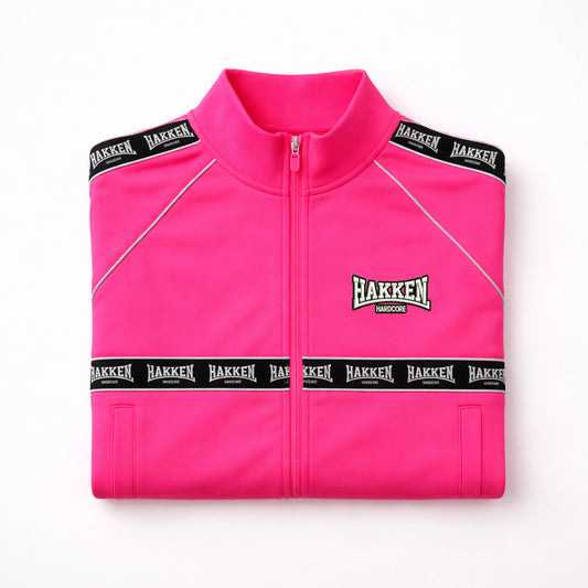TRACK JACKET HAKKEN CLASSIC BANDA NEON PINK