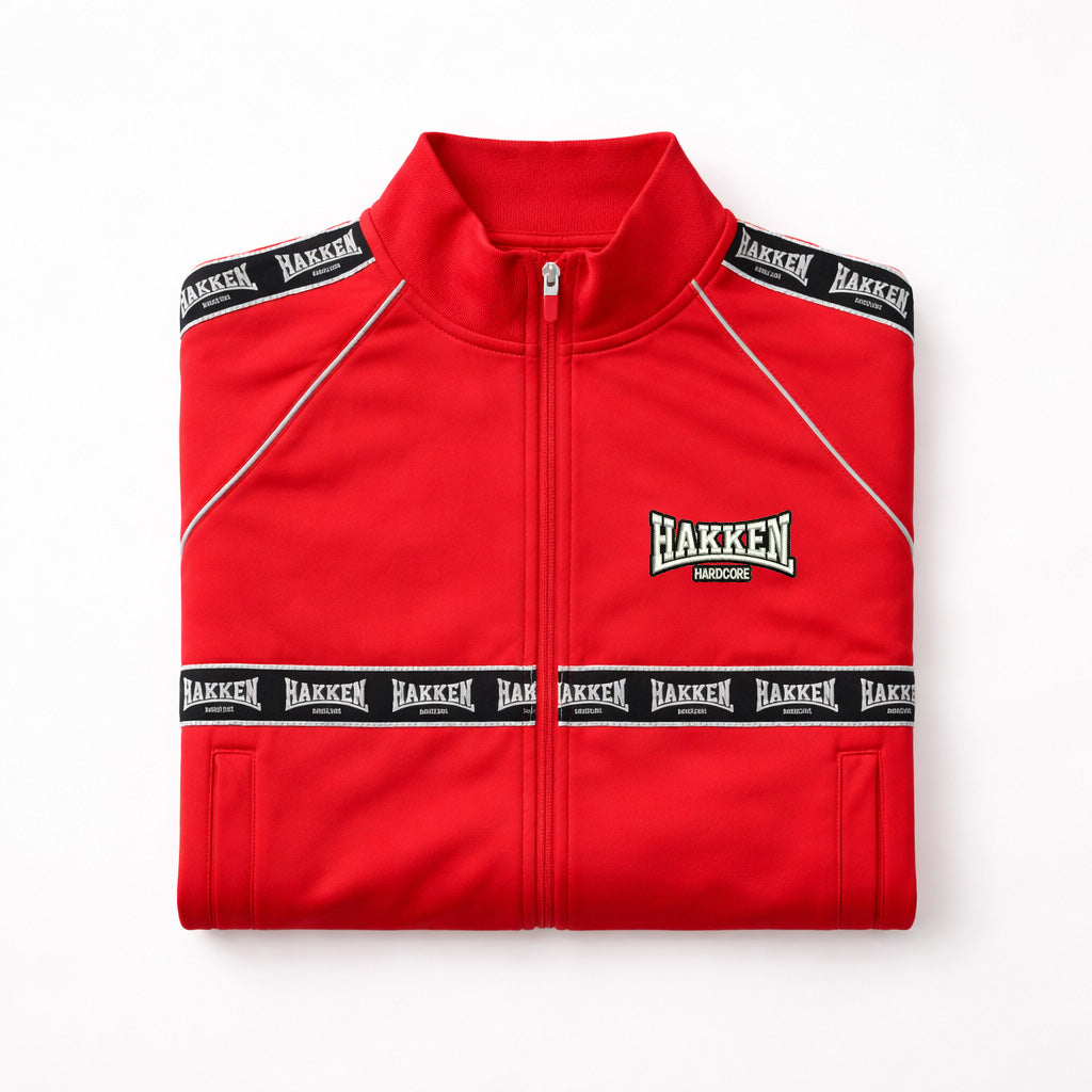 TRACK JACKET HAKKEN CLASSIC BANDA FIRE RED
