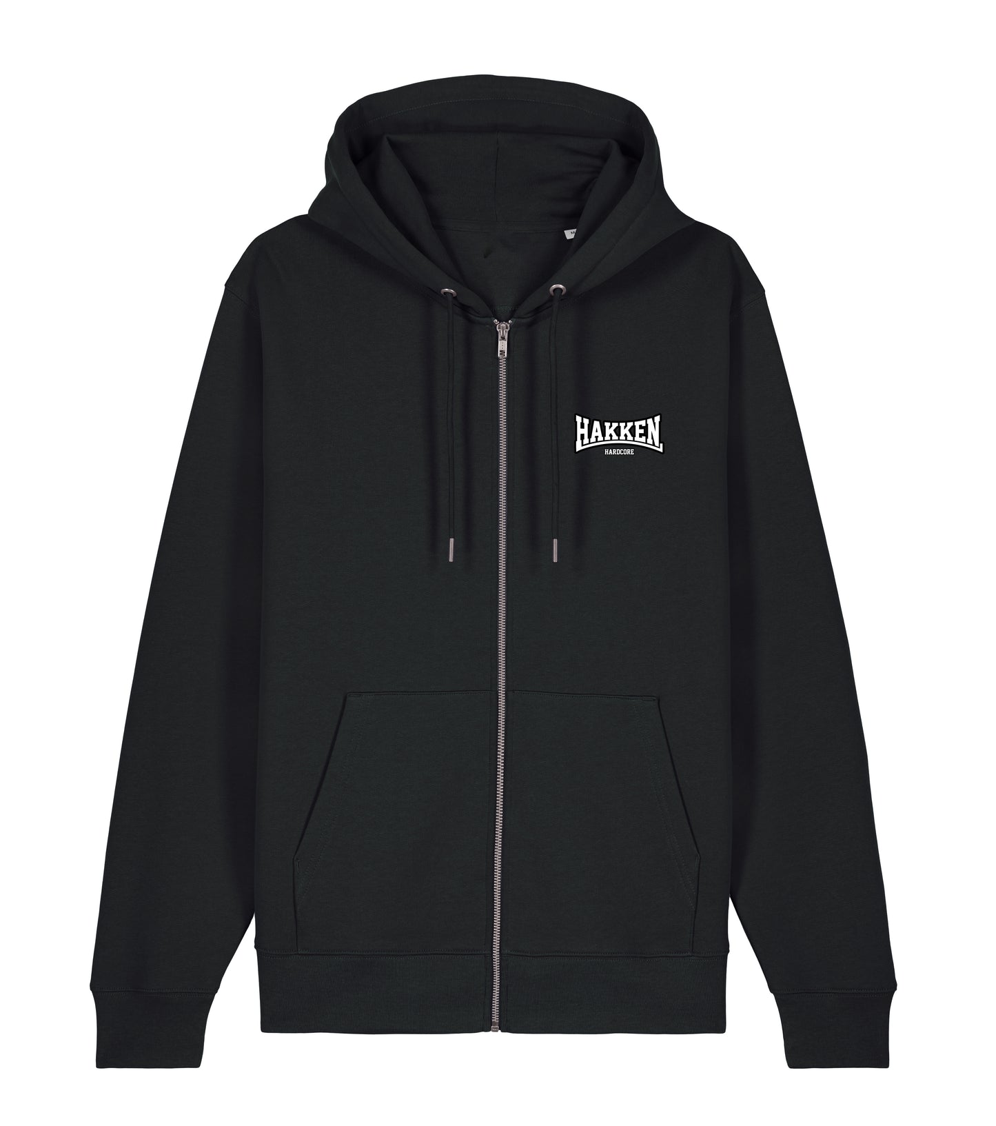HOODIE HAKKEN BLACK ZIP
