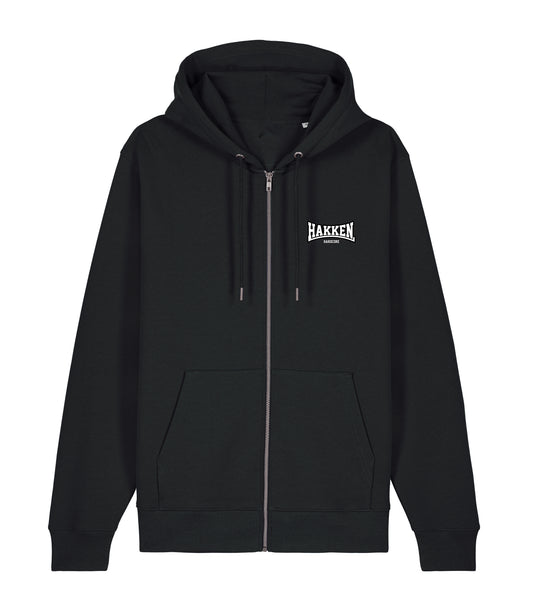 HOODIE HAKKEN BLACK ZIP